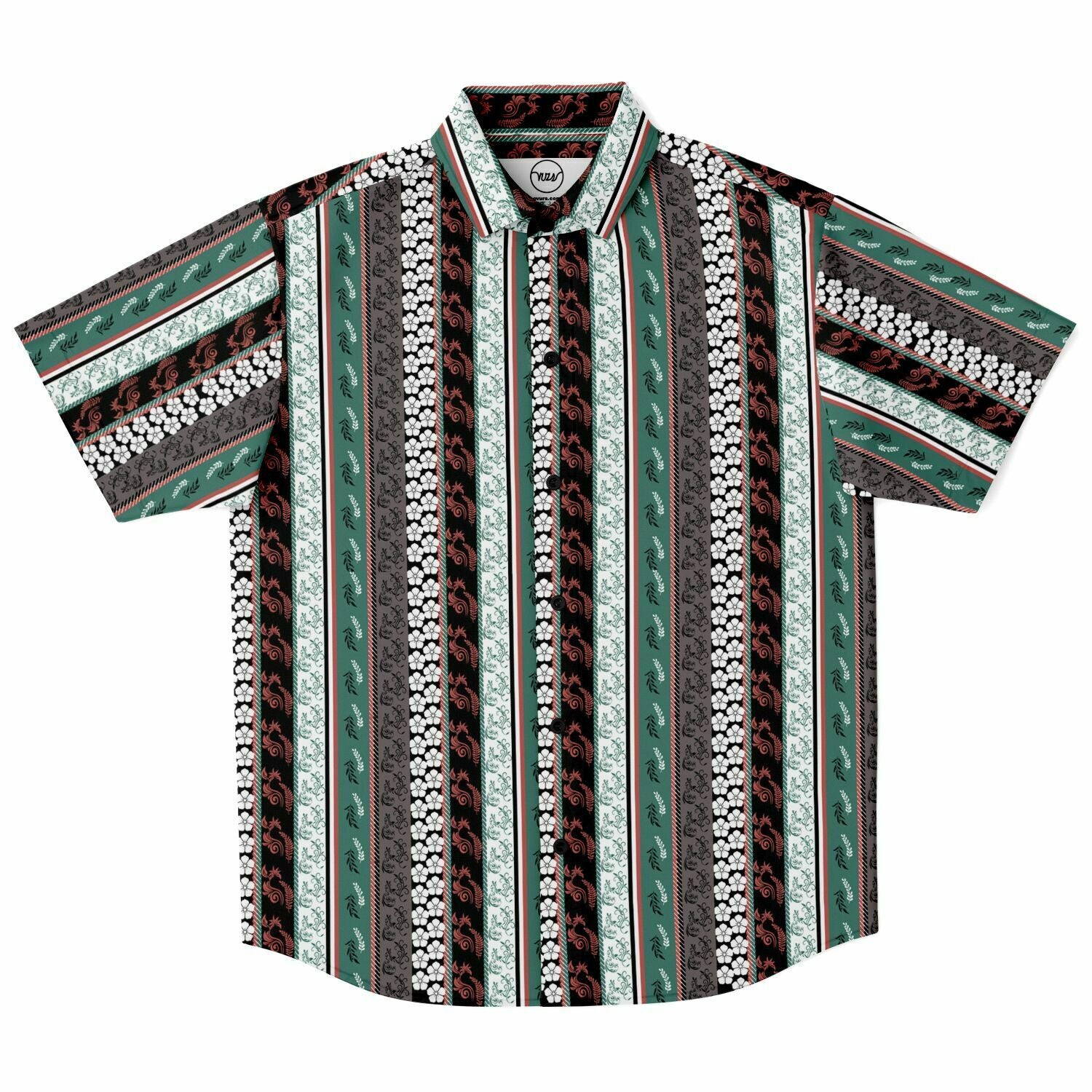 DON TROPICA™ SHORT SLEEVE BUTTON DOWN V